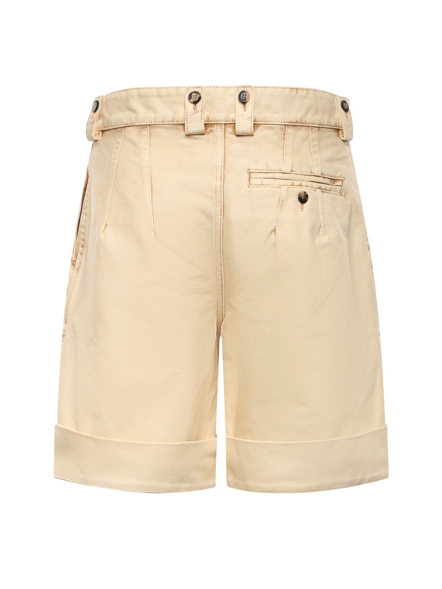 Loewe Shorts Beige Cotton