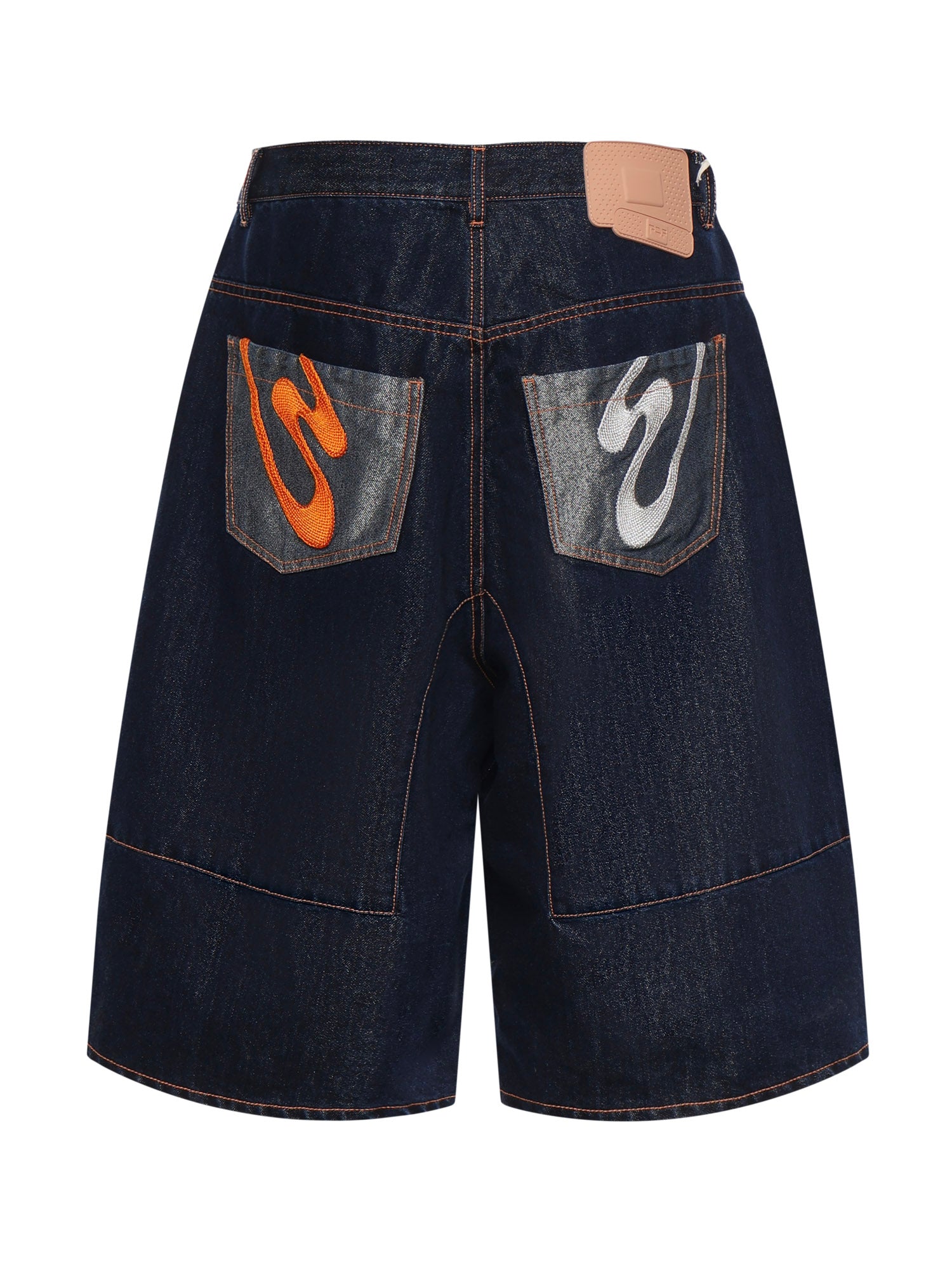 PDF CHANNEL Shorts Blue Cotton