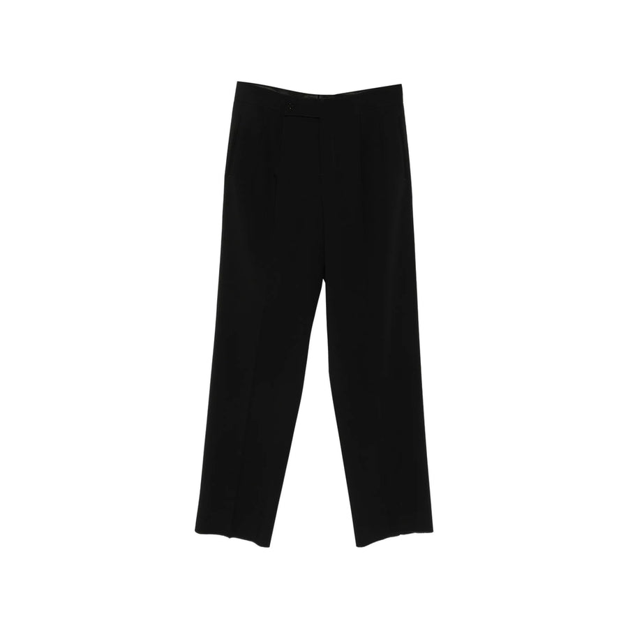 Trousers Wide-Leg Virgin Wool Black