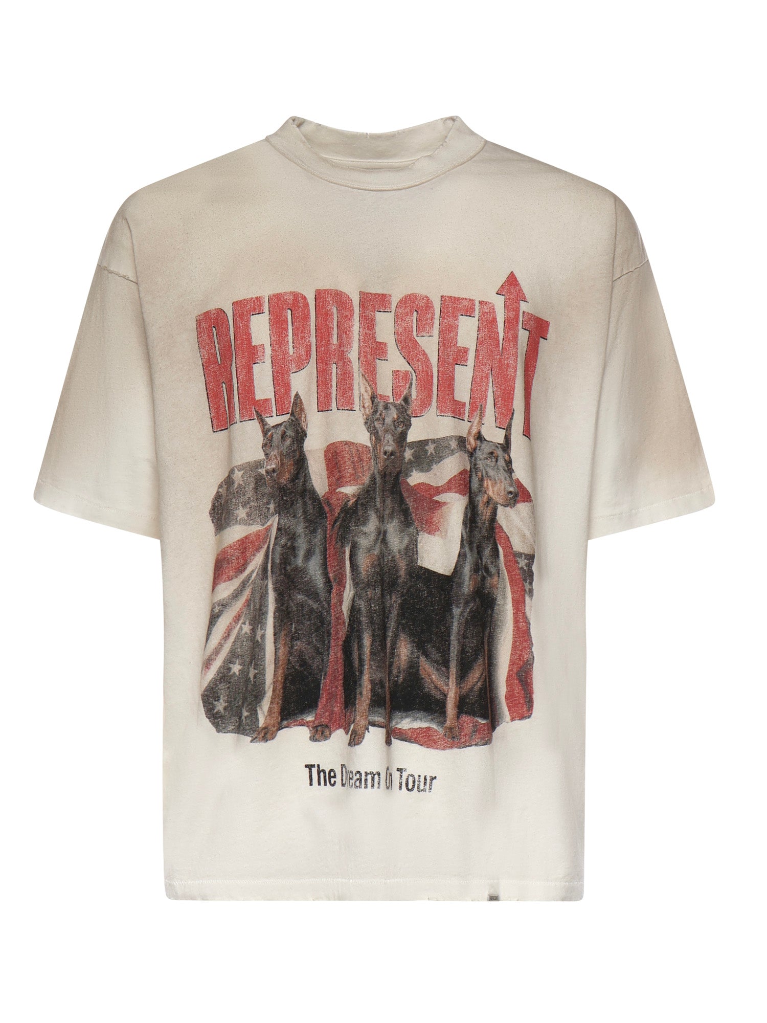 Represent T-shirts and Polos Washed Ecru Cotton