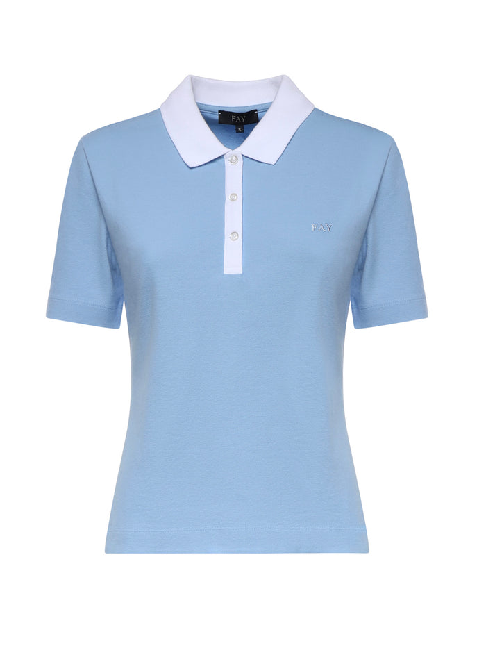 Fay T-shirts and Polos Blue Cotton