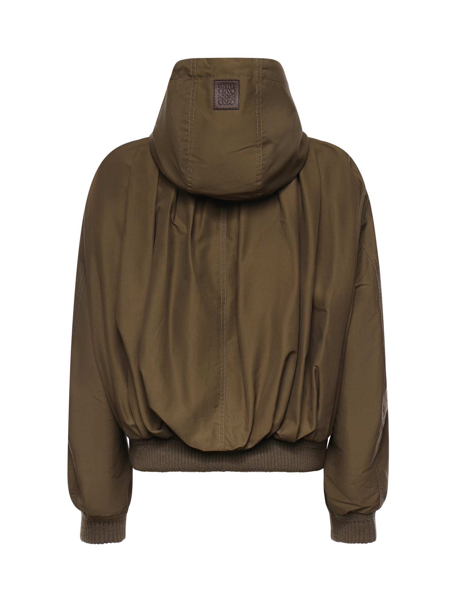 Loewe Jackets Khaki Green Cotton/polyamide