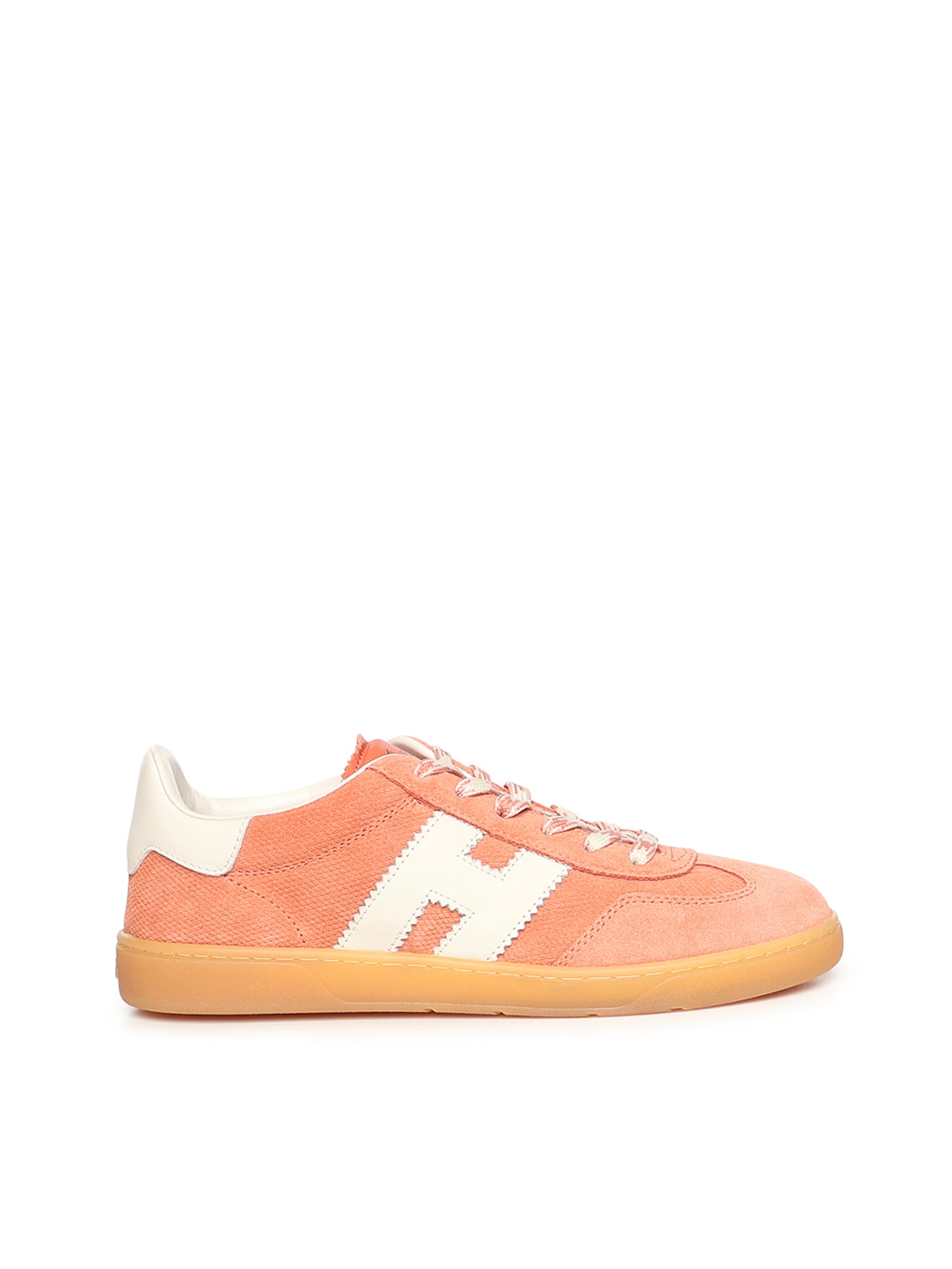 Hogan Sneakers Orange Suede