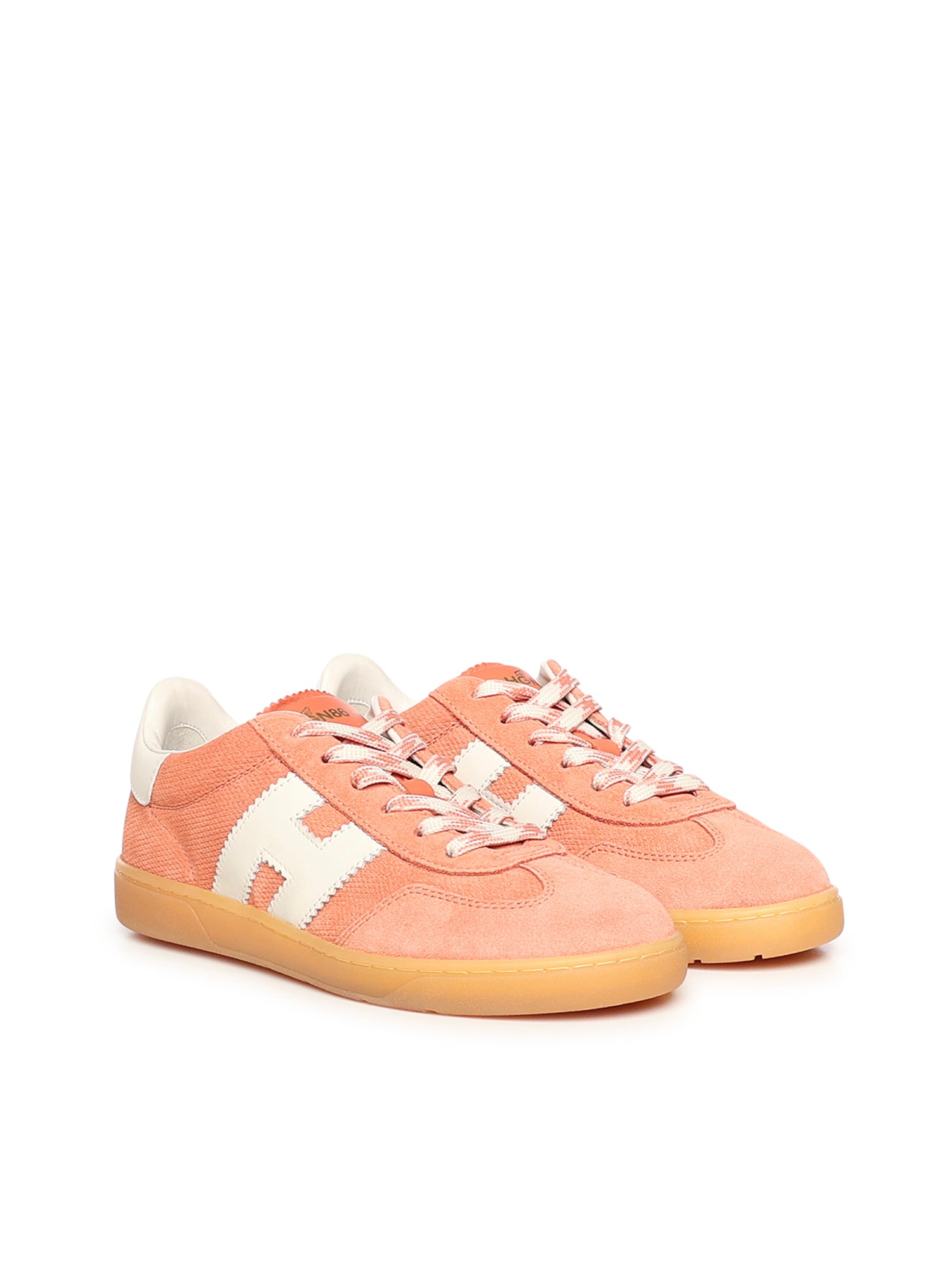 Hogan Sneakers Orange Suede