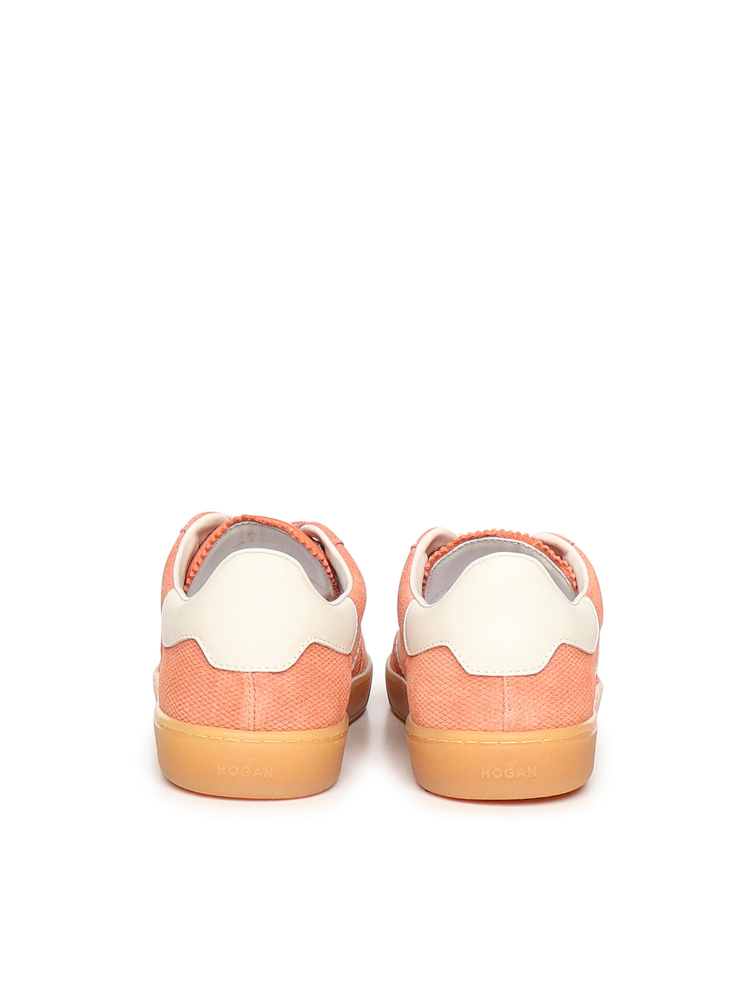 Hogan Sneakers Orange Suede