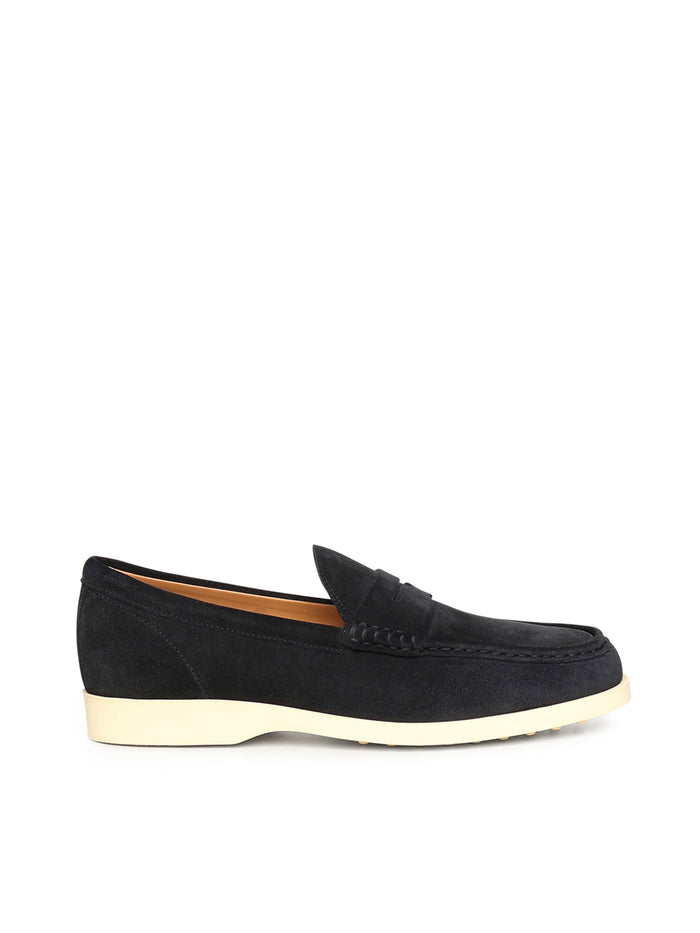 Tods Flat shoes Blue Calfskin