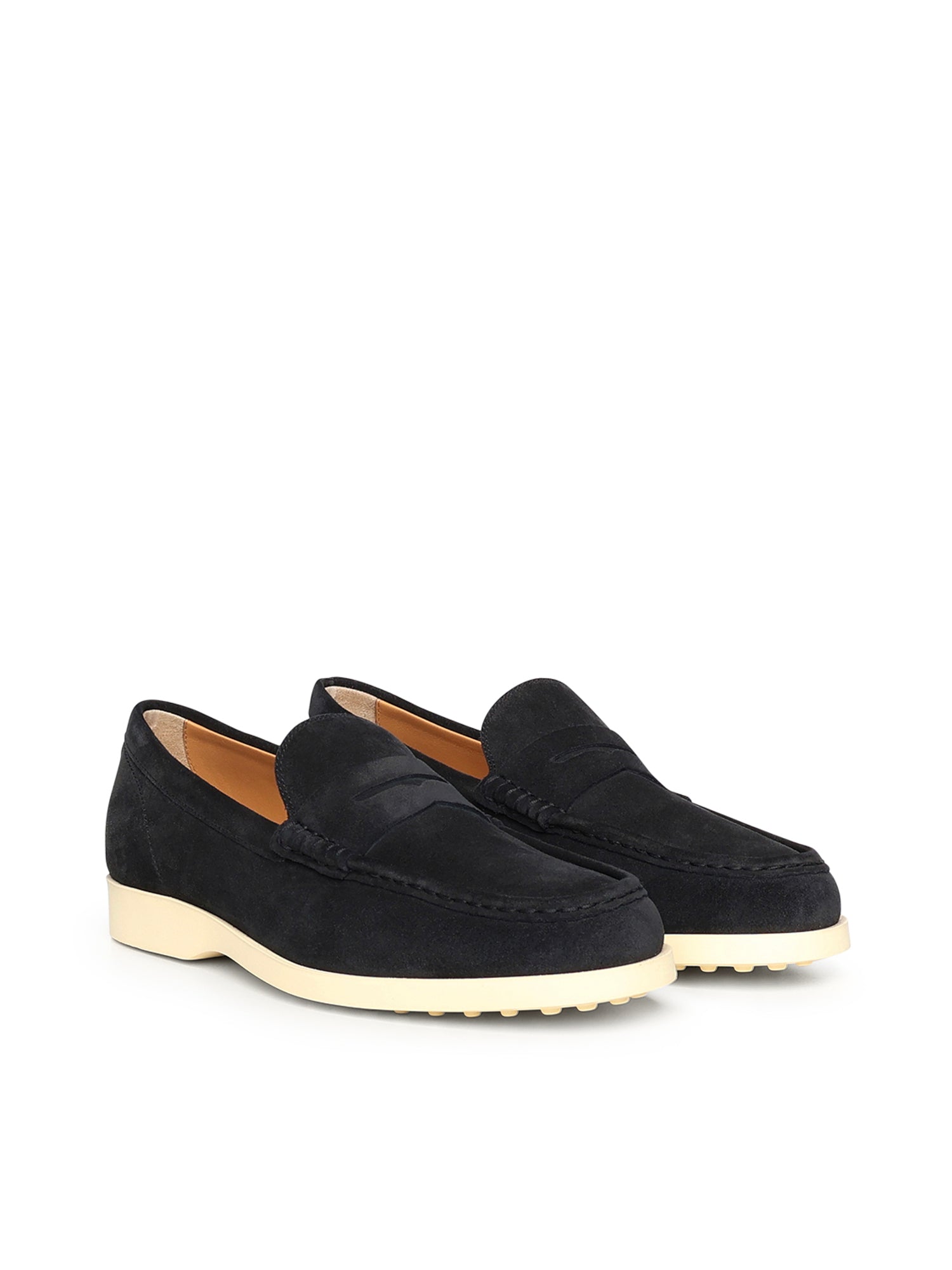 Tods Flat shoes Blue Calfskin