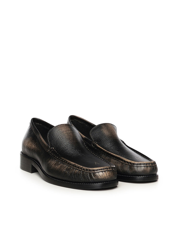 Acne Studios Flat shoes Beige Preferred Calf Leather