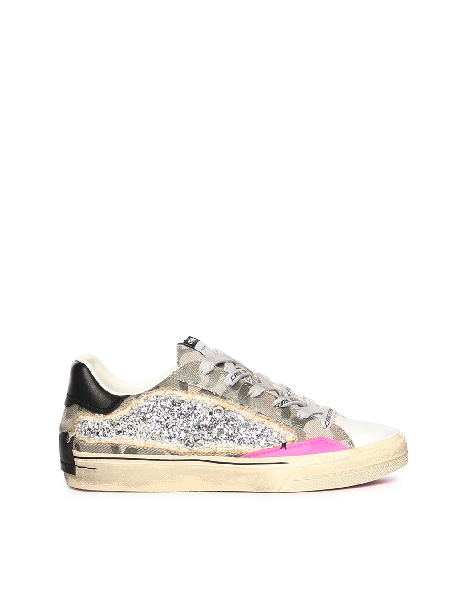 Crime London Sneakers Multicolour Leather Fabric