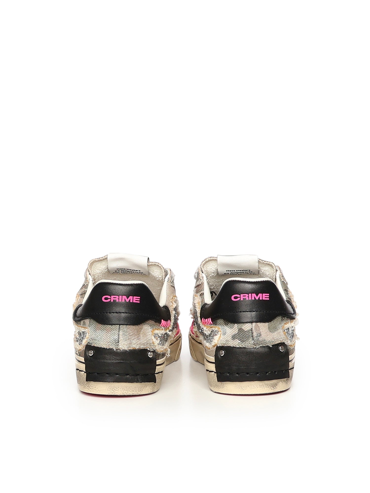Crime London Sneakers Multicolour Leather Fabric