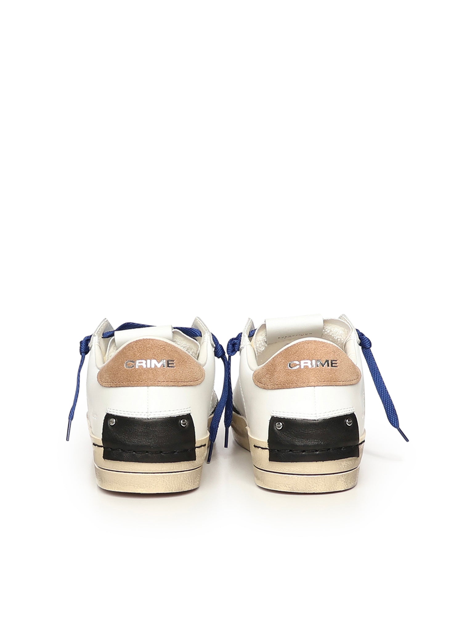 Crime London Sneakers Brown Sugar Leather Fabric