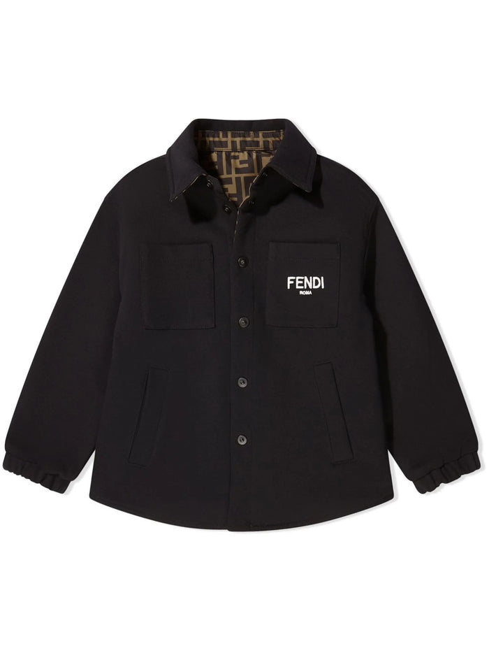 Giacca Camicia Sweatshirt Black