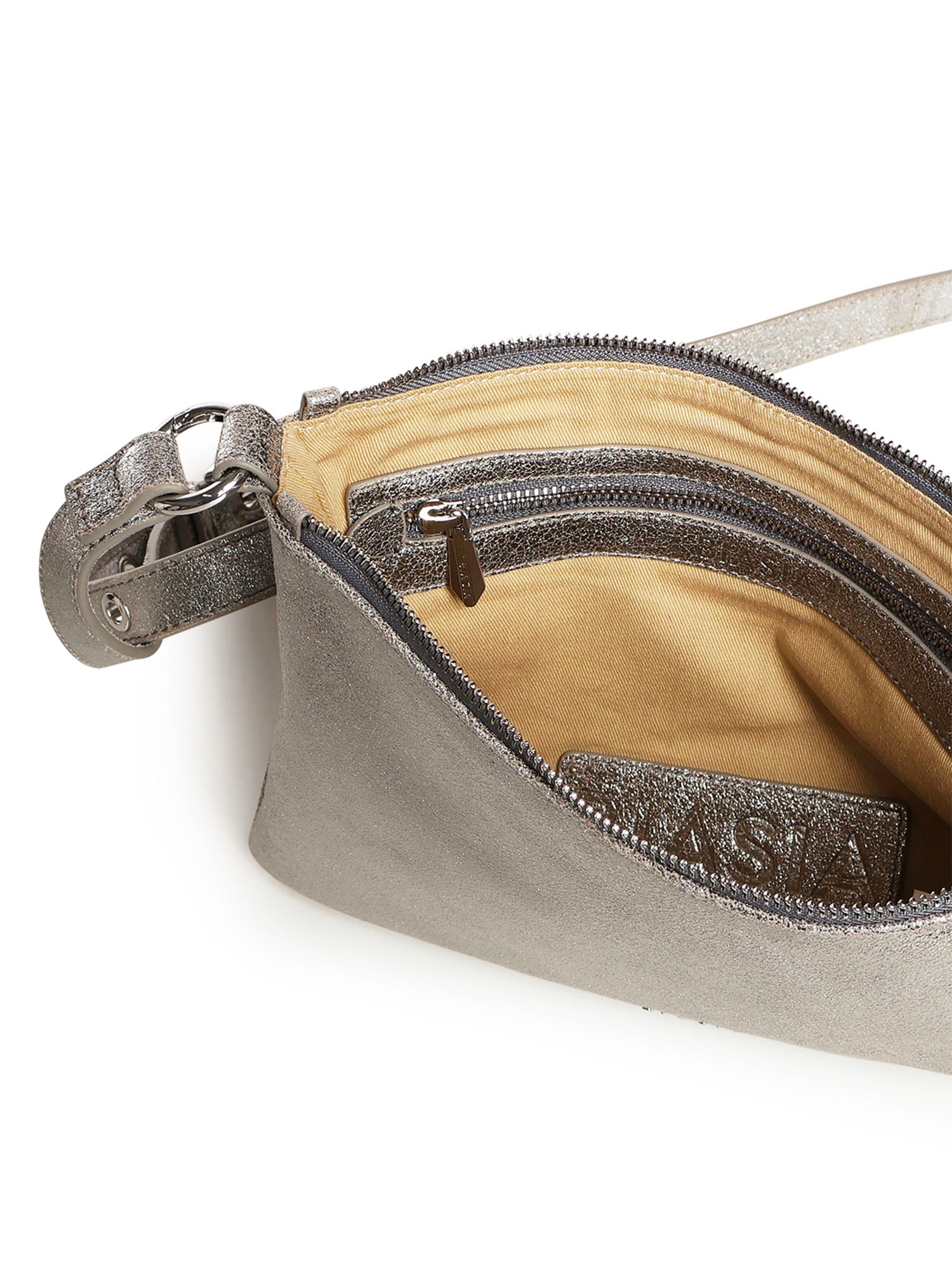 Biasia Bags Silver Leather