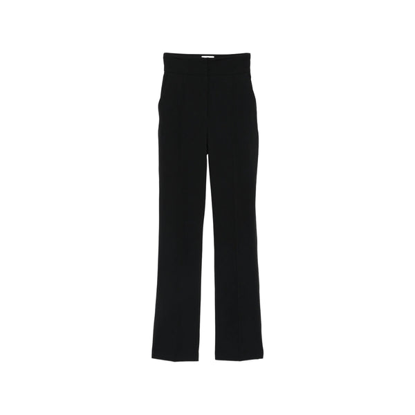 Black Cigarette Trousers Polyester