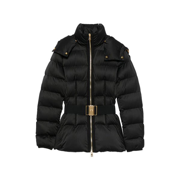 Quilted Puffer Jacket Black