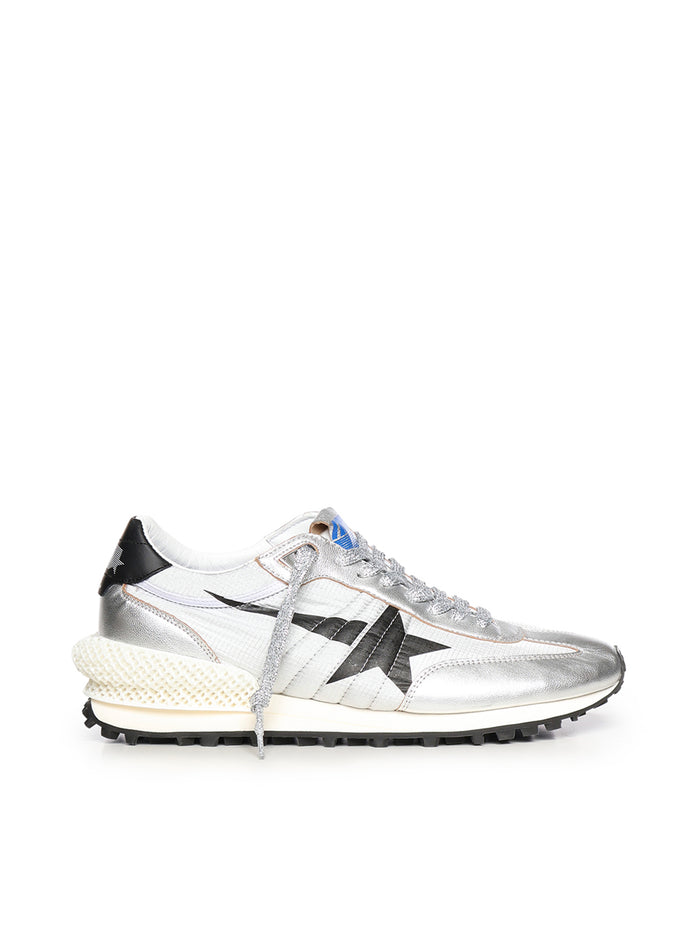 Golden Goose Sneakers Silver Black