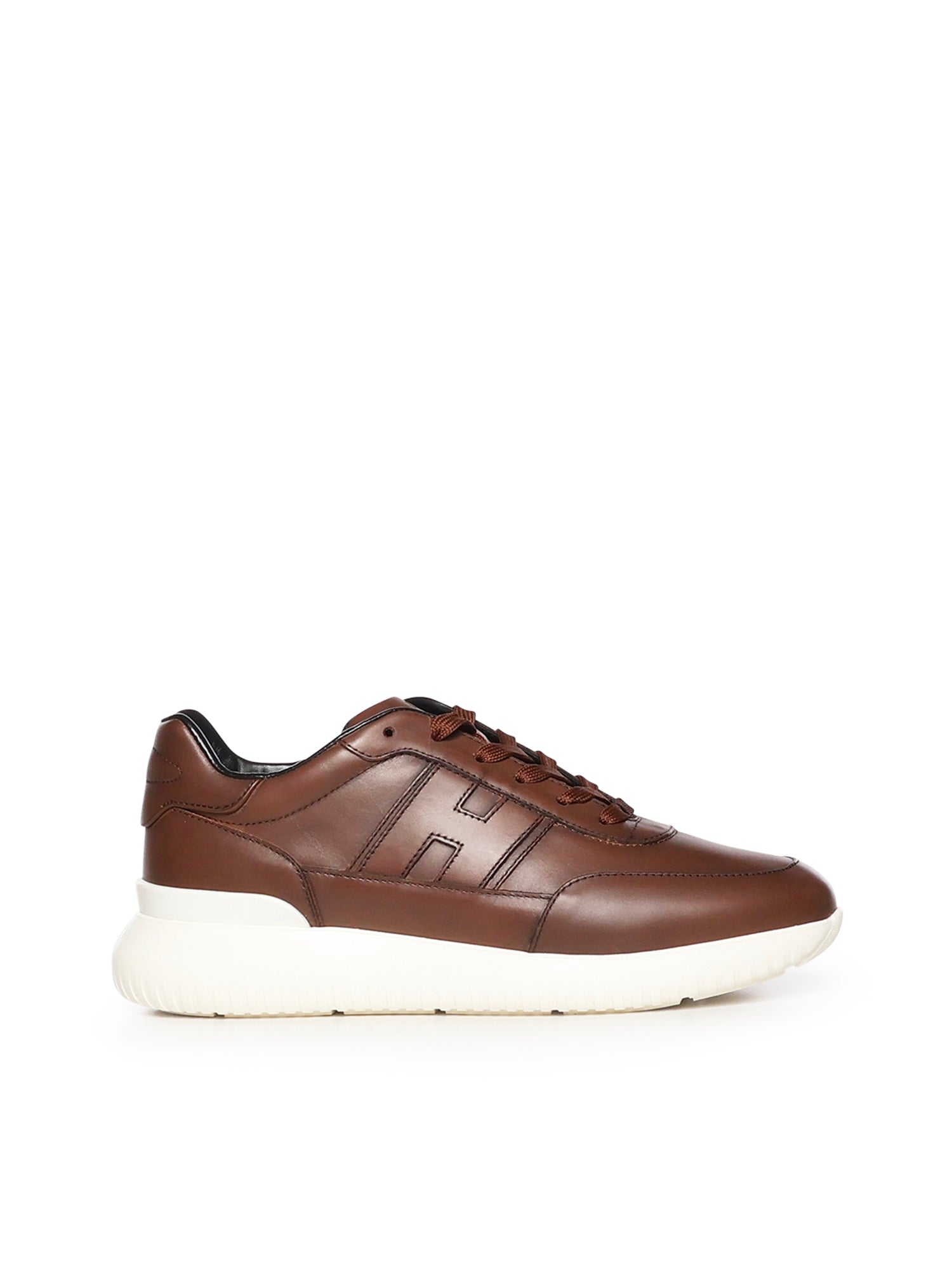 Hogan Flat shoes Brown Leather