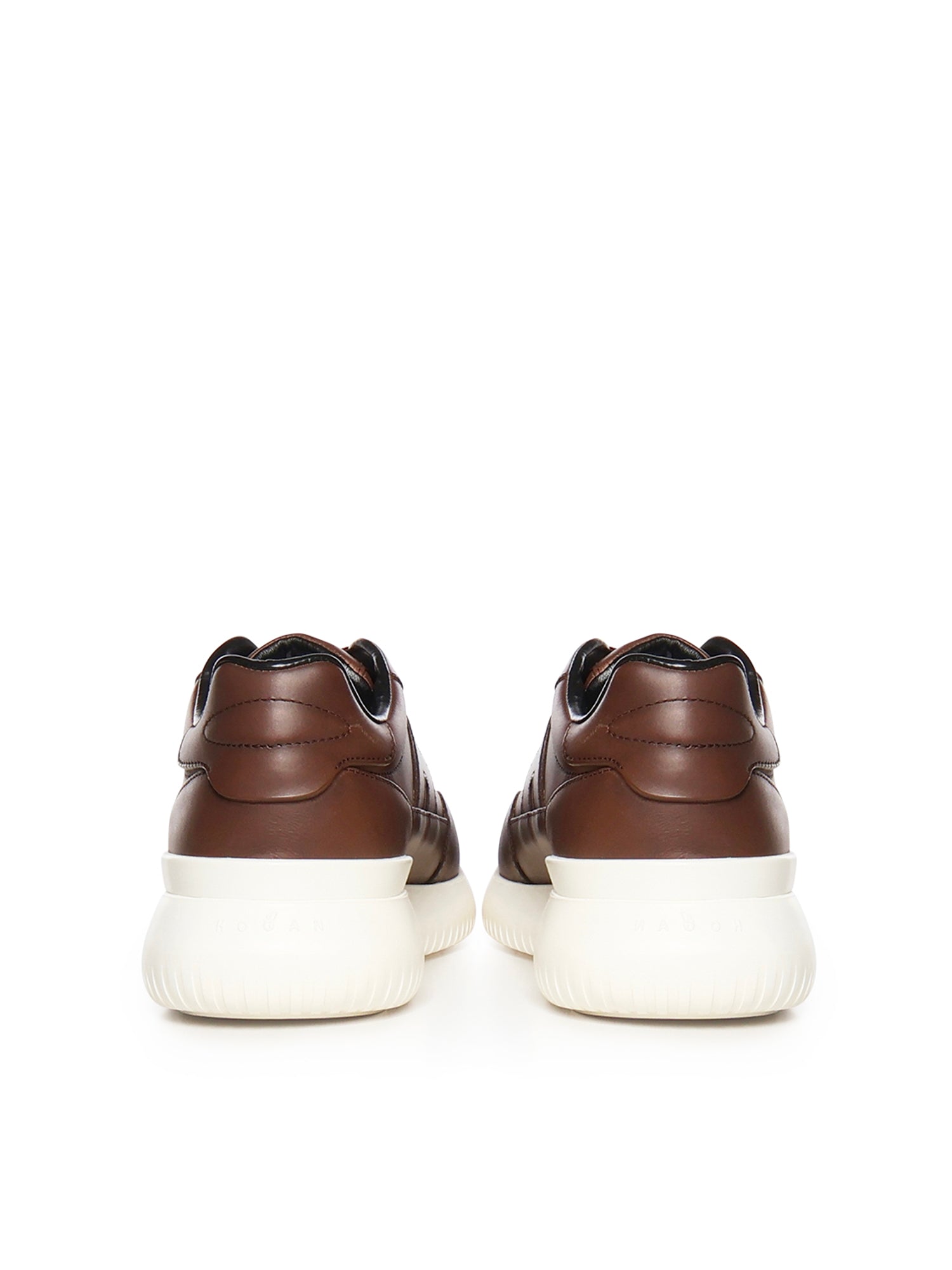 Hogan Flat shoes Brown Leather