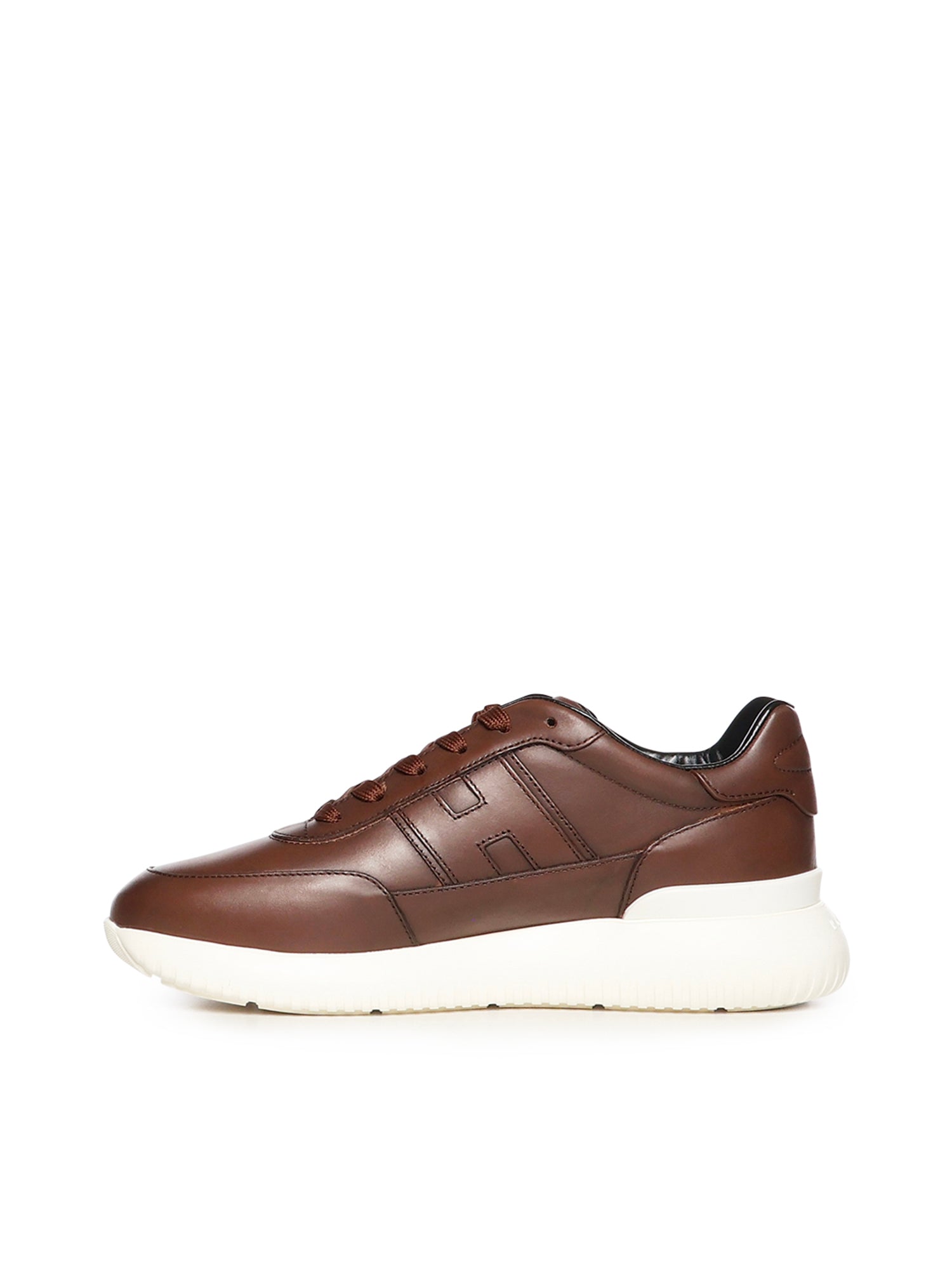 Hogan Flat shoes Brown Leather