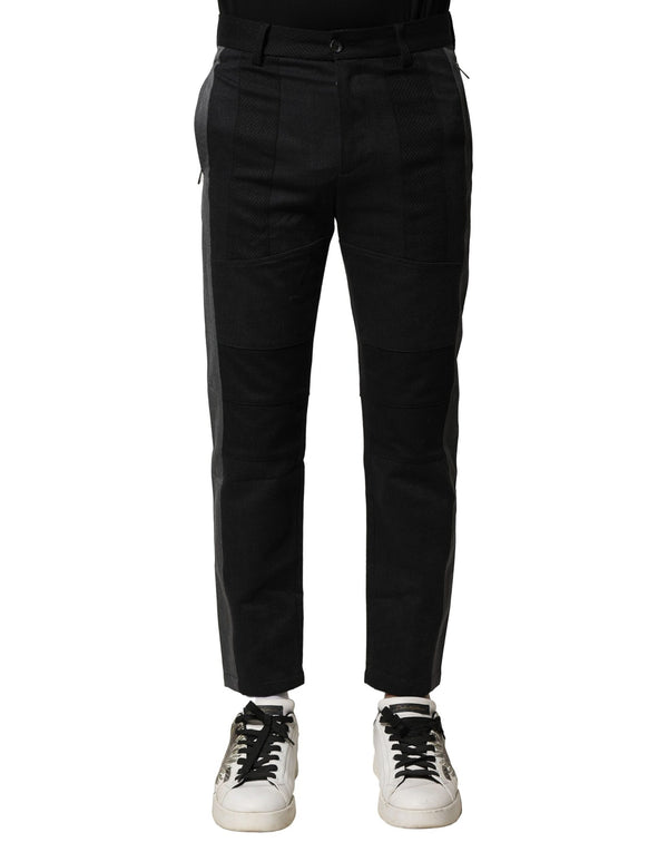 Dolce & Gabbana 68% Cotton trousers in black