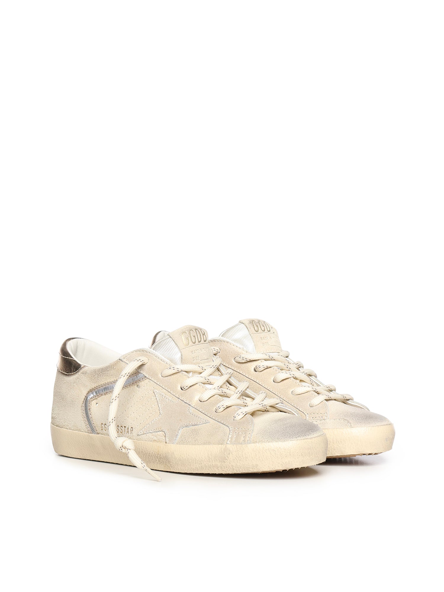 Golden Goose Sneakers Beige Platinum Goatskin