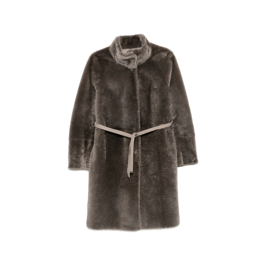 Coat Grey Shearling