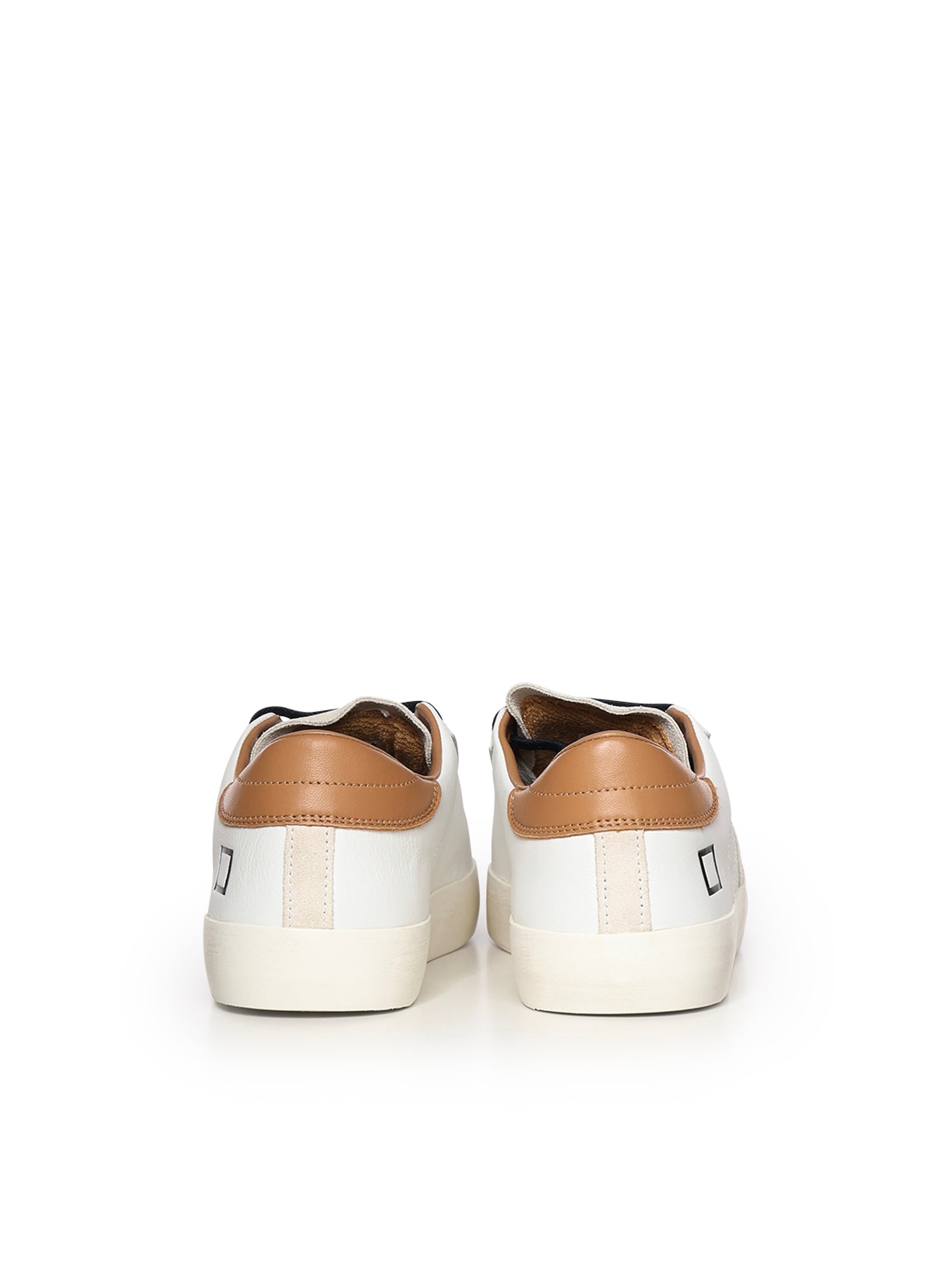 D.A.T.E. Sneakers White/tan Cowskin