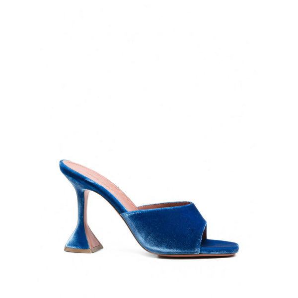 Mules Lupita Blue Velvet