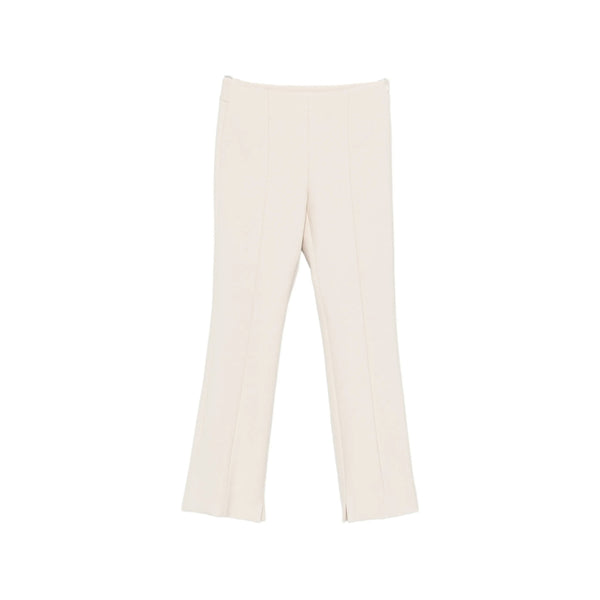 Slim-Fit Trousers Neutrals Polyester