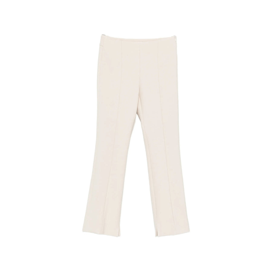 Slim-Fit Trousers Neutrals Polyester