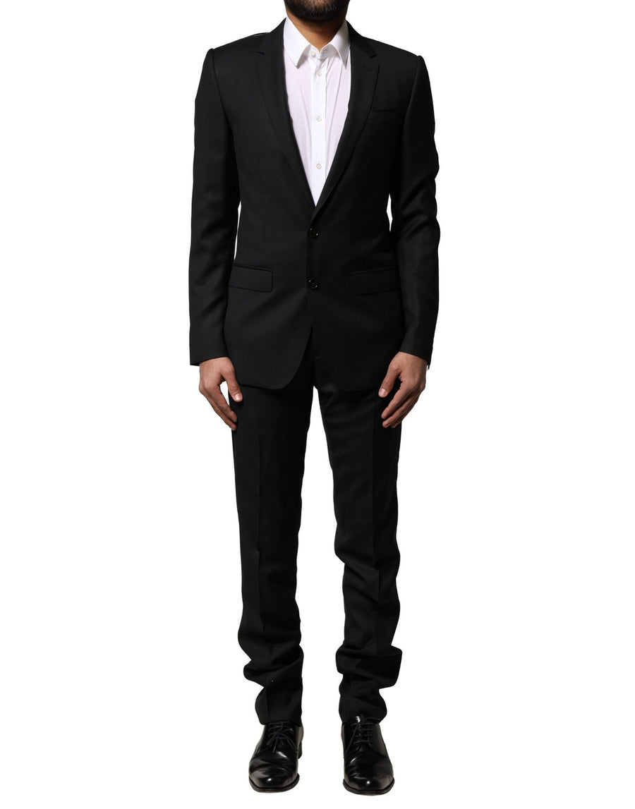 Dolce & Gabbana 88% Virgin Wool 12% Silk (Shell) pant suit in black