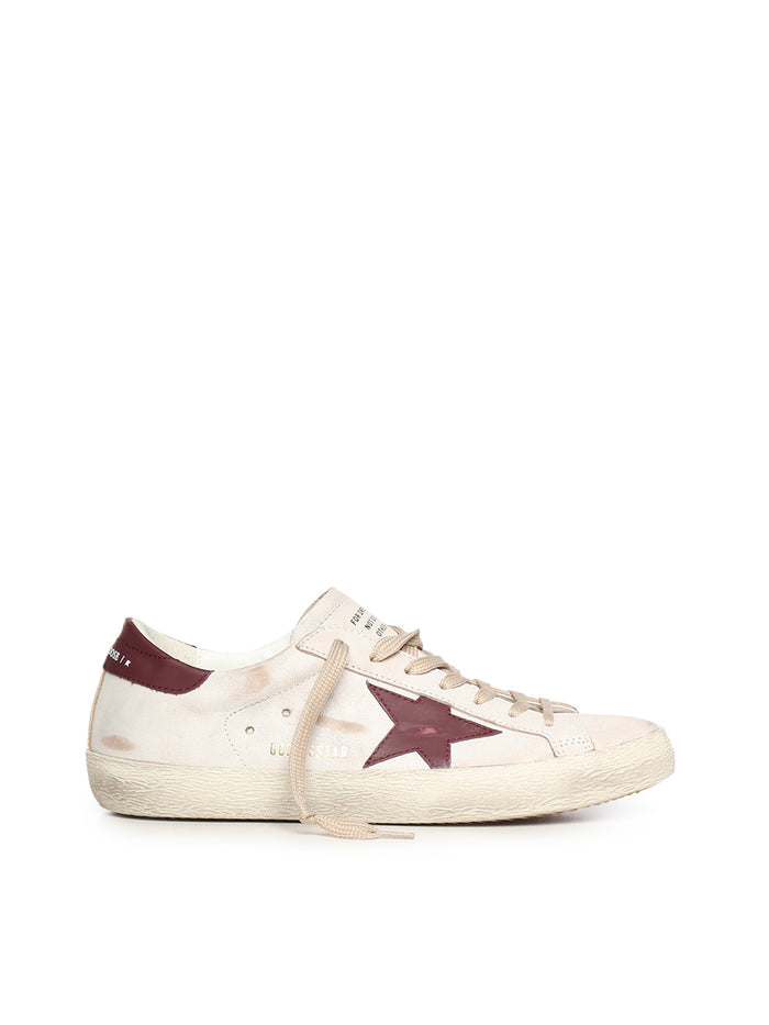 Golden Goose Sneakers White/bordeaux Cowskin