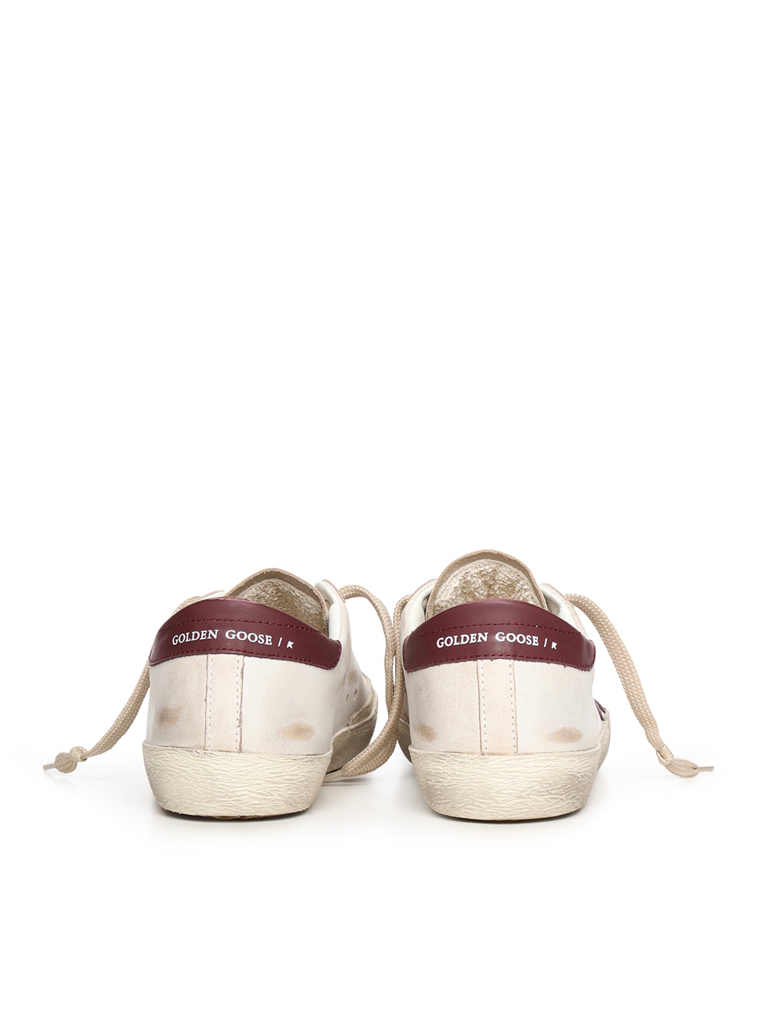 Golden Goose Sneakers White/bordeaux Cowskin