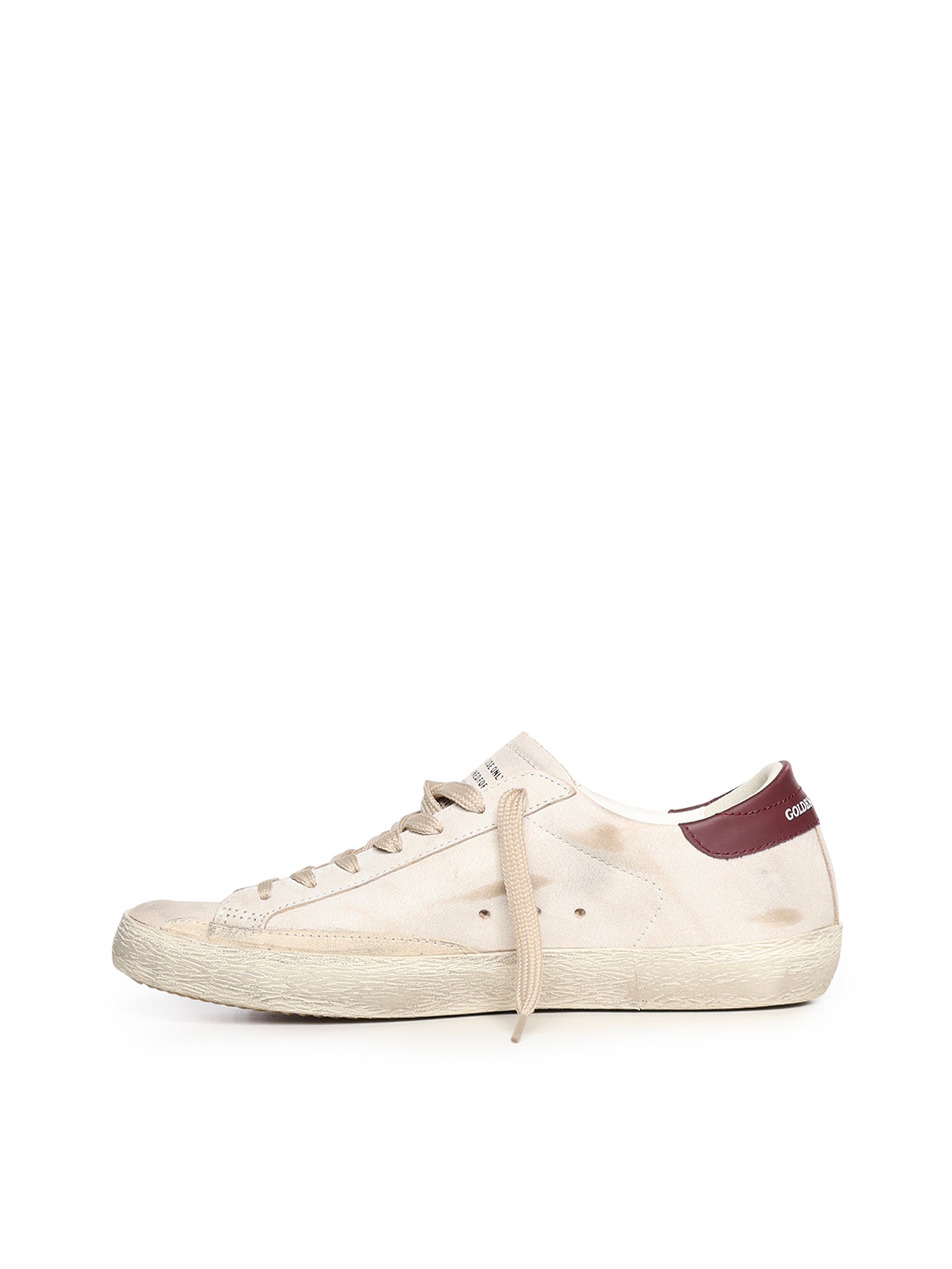 Golden Goose Sneakers White/bordeaux Cowskin