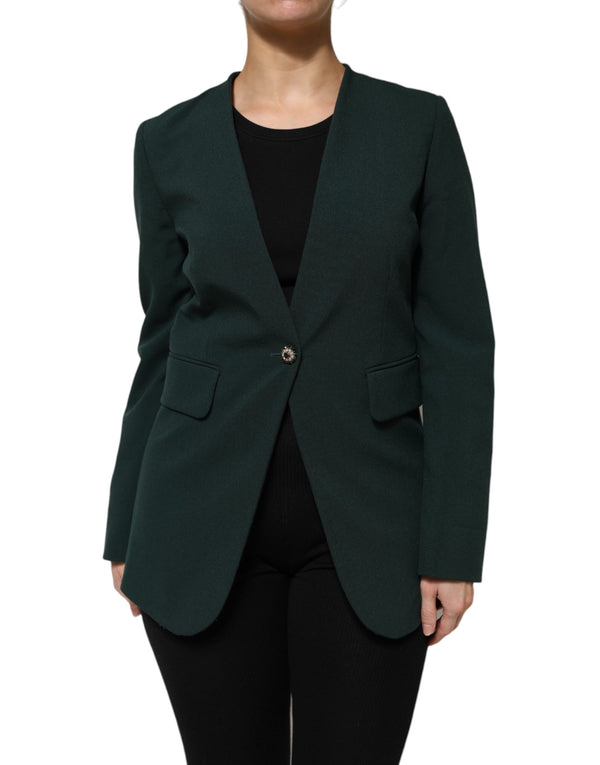 Maison Margiela 100% Polyester blazer in green