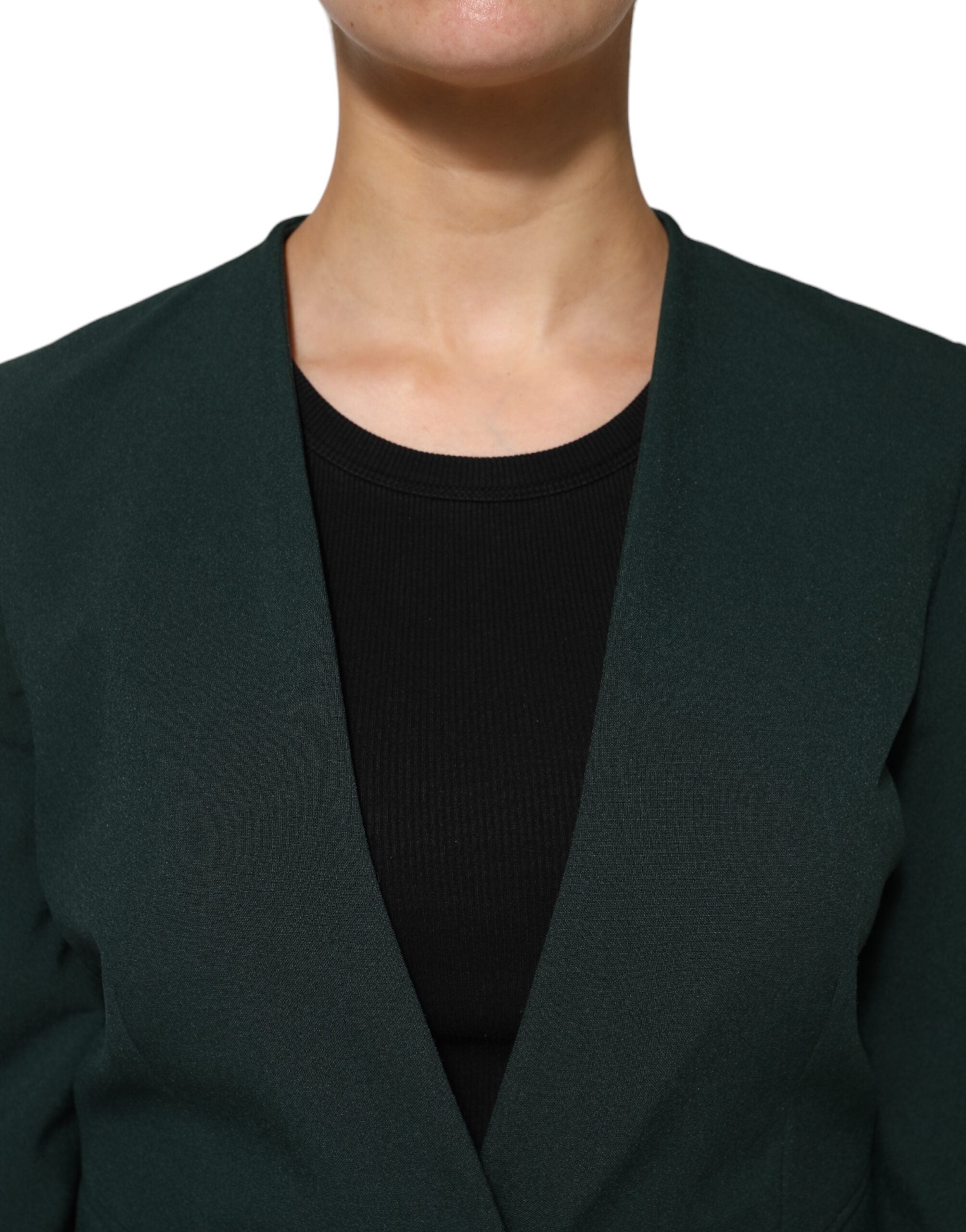 Maison Margiela 100% Polyester blazer in green — view 5