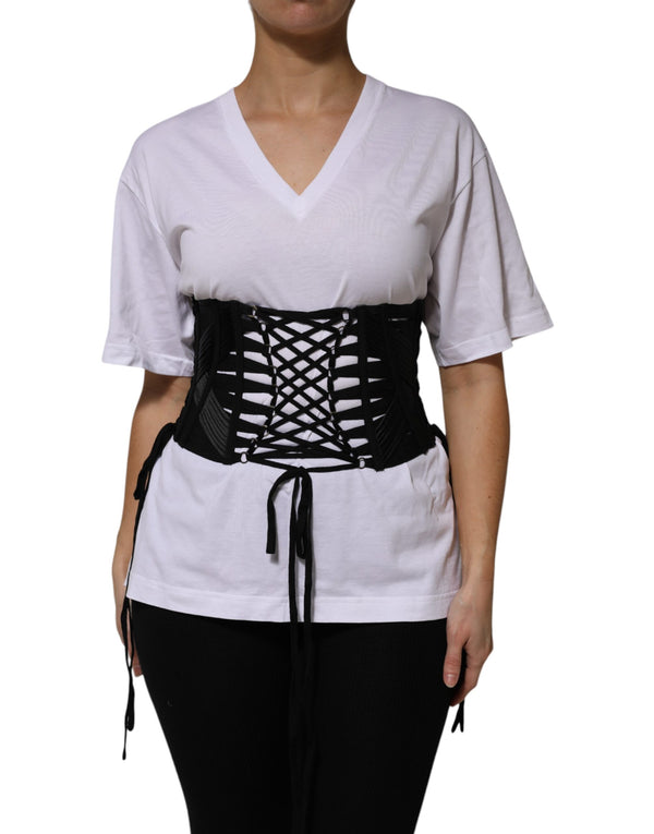 Dolce & Gabbana 50% Cotton belt in black