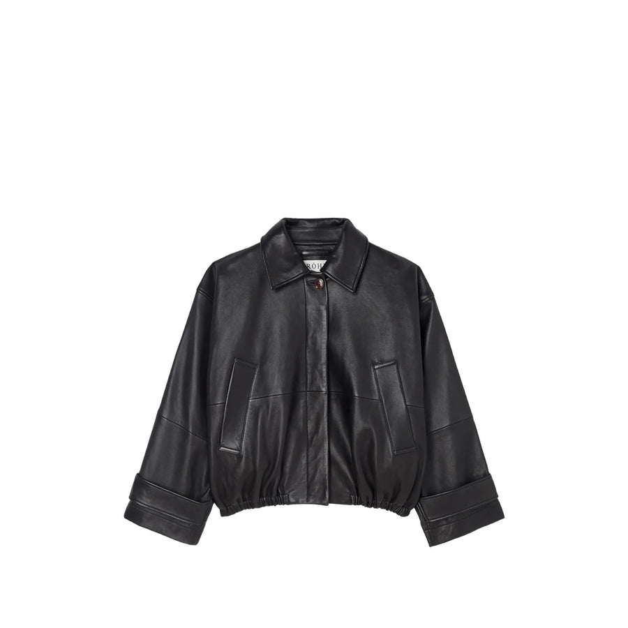 Leather Jacket Black Calf