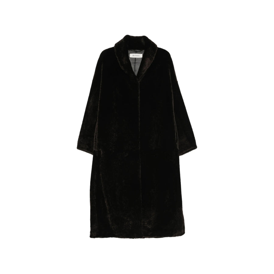 Wool Coat Brown Virgin
