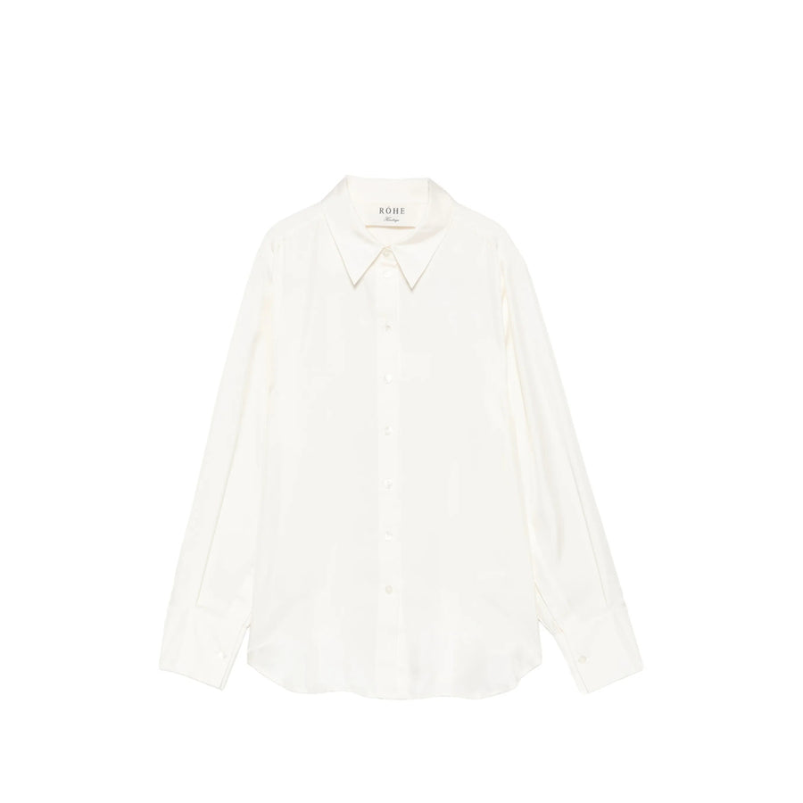 Silk Satin Shirt Neutrals