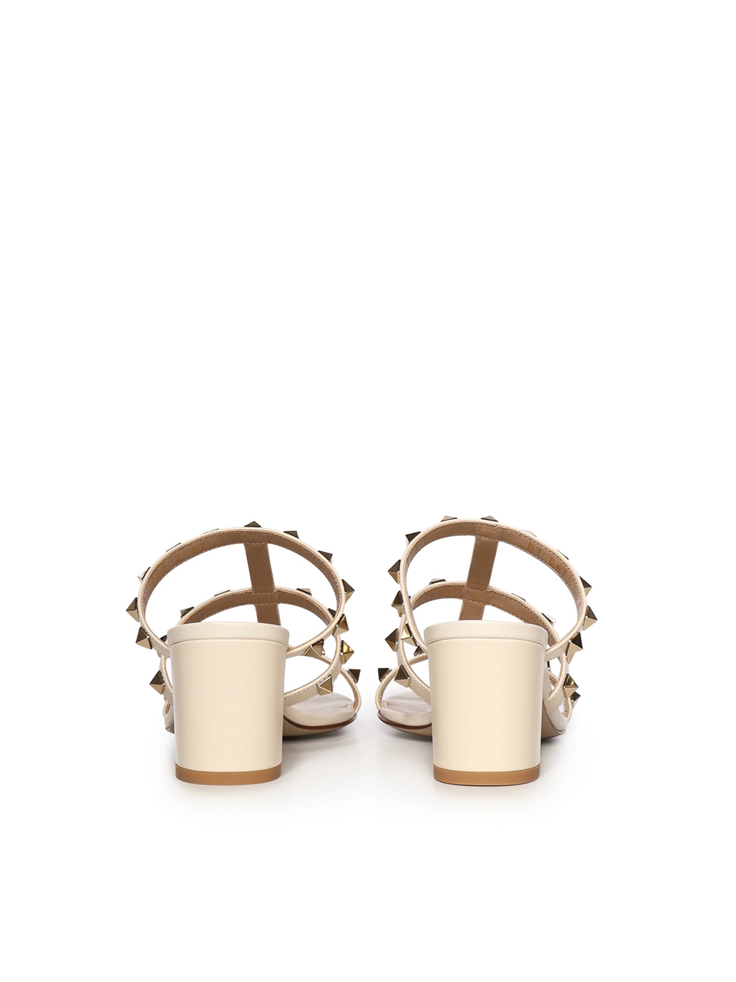 Valentino Garavani Sandals Light Ivory Calfskin