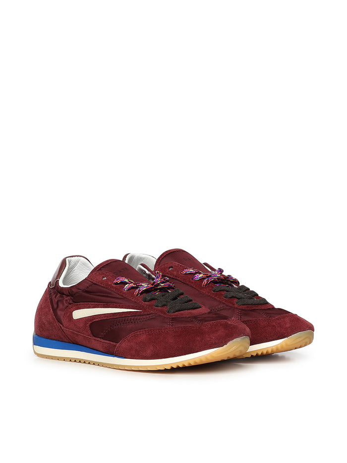 D.A.T.E. Sneakers Brown Textile