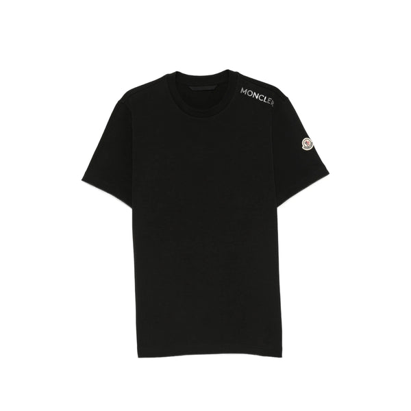 Cotton Crew Neck T-Shirt Black T-shirts And Polos