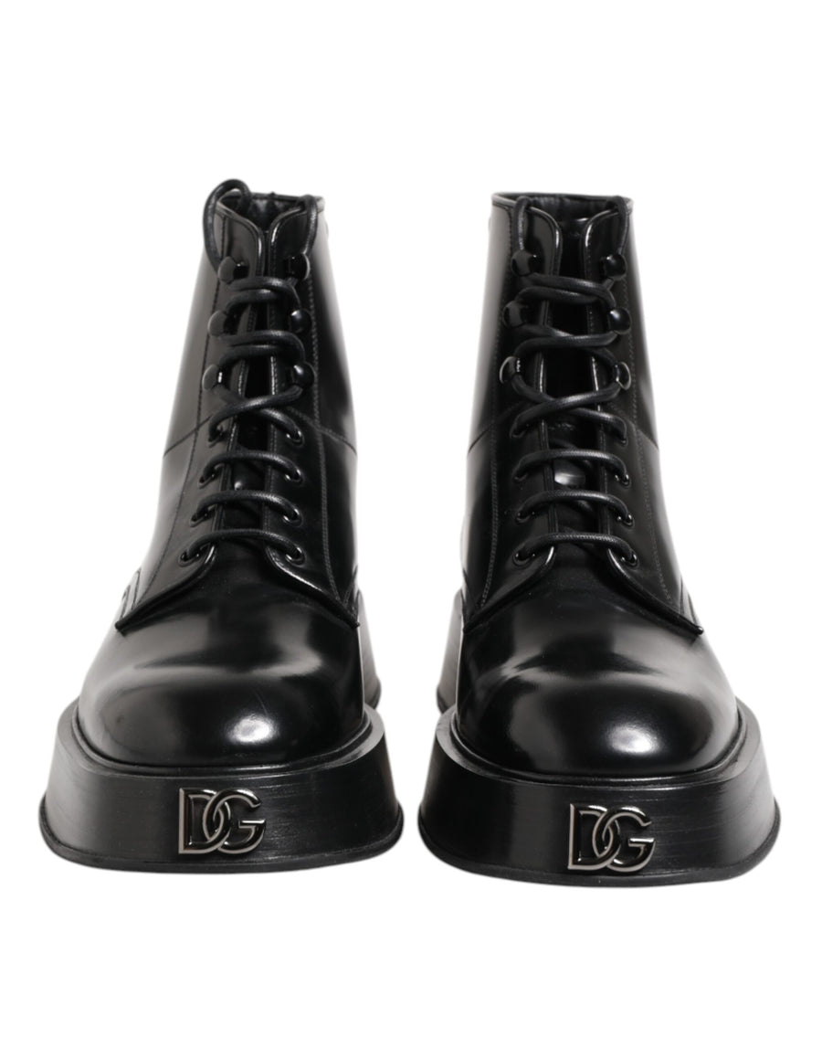 Dolce & Gabbana 100% Calf Leather ankle boot in black