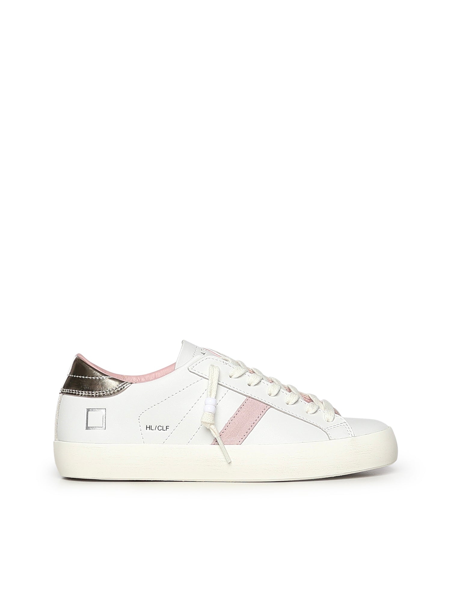 D.A.T.E. Sneakers White Platinum Cowskin