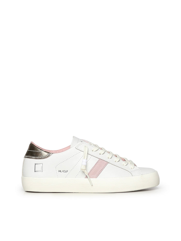 D.A.T.E. Sneakers White Platinum Cowskin