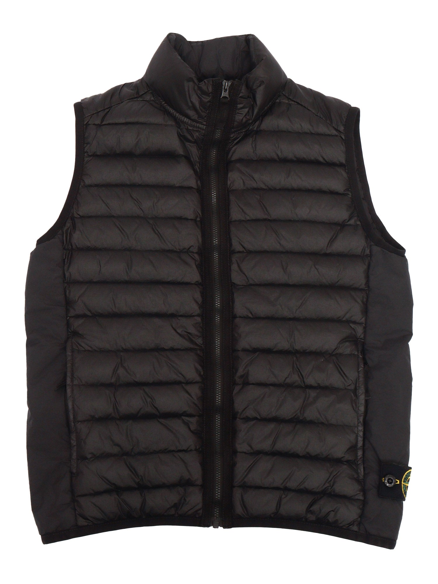 DOWN JACKET Black Sleeveless Puffer