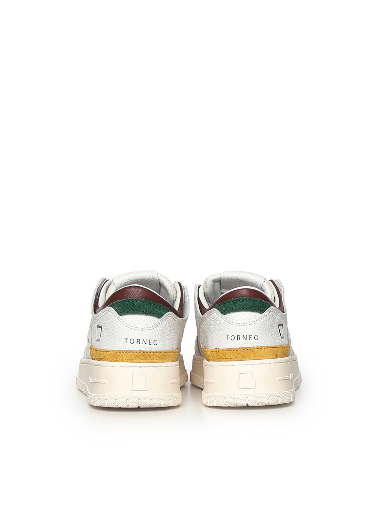 D.A.T.E. Sneakers White Mustard Goatskin