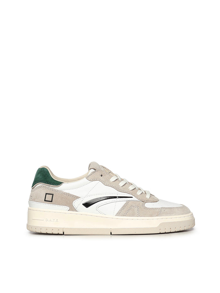 D.A.T.E. Sneakers Green Cowskin