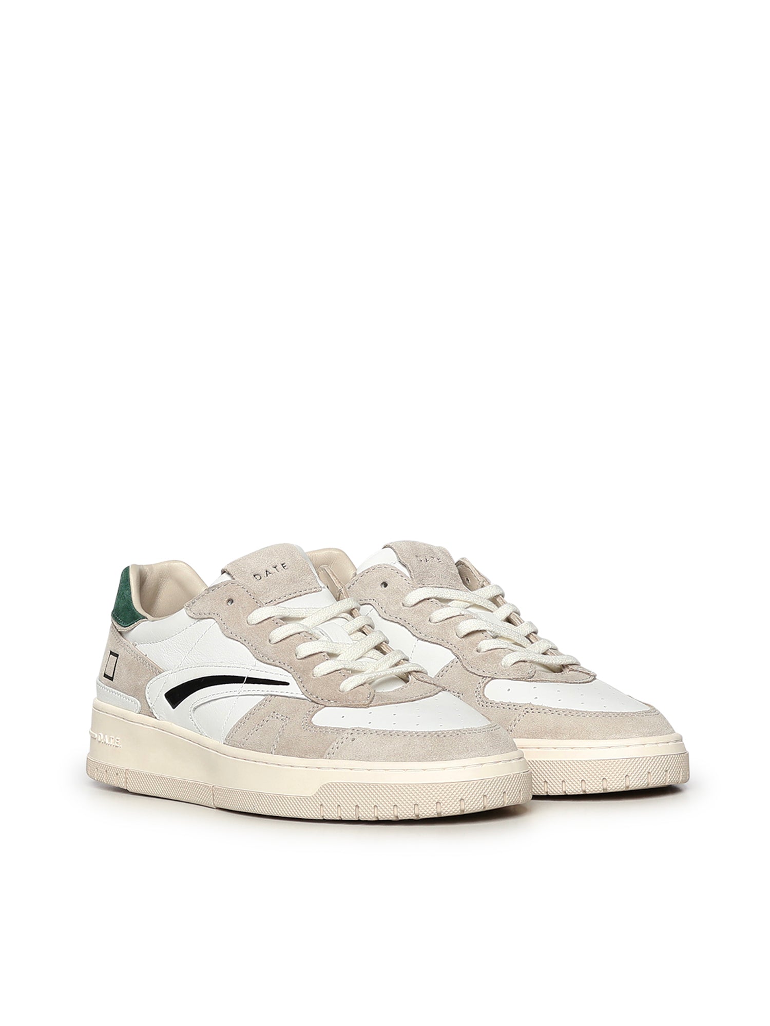 D.A.T.E. Sneakers Green Cowskin